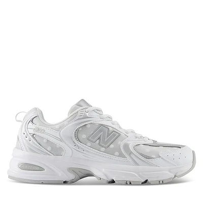 New Balance 530 Sneakers White/Gray, Womens / Mens Leather