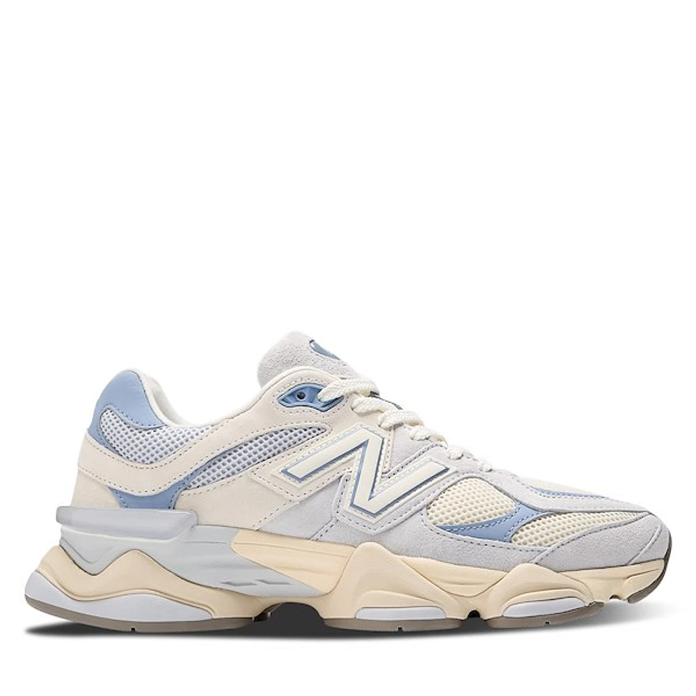 New Balance 9060 Sneakers Beige/Gray/Blue, Womens / Mens Suede