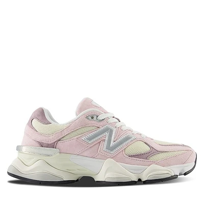 New Balance 9060 Sneakers Pink/Cream/Silver Rose, Womens / Mens Suede