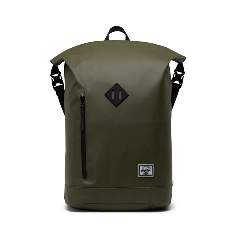 Herschel Supply Co. Weather Resistant Roll Top Backpack in Ivy Green