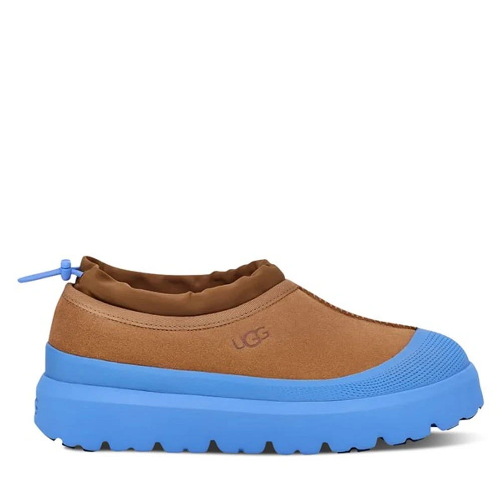 UGG Men's Tasman Weather Hybrid Slippers Chestnut/Blue Cognac, Suede