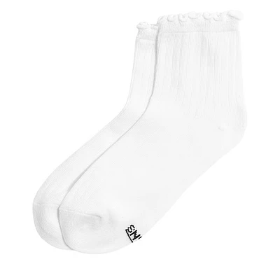 Vans Lettuce Have It Half Crew Socks in White, Nylon