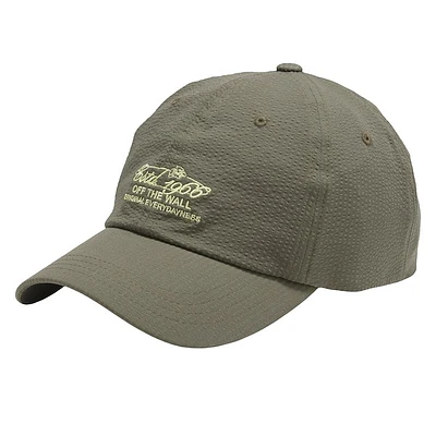 Vans 1966 Curved Bill Jockey Cap in Green, Cotton