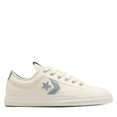 Converse Men's Star Player 76 Sneakers Cream/Light White Misc, Canvas