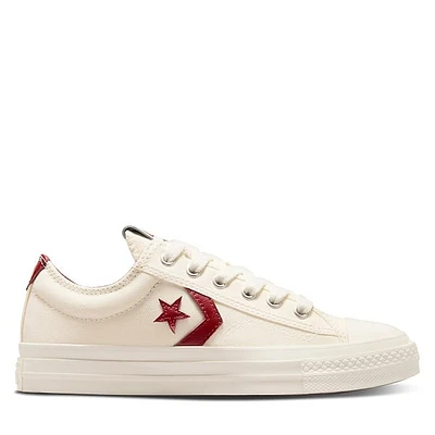 Converse Star Player 76 Sneakers Cream/Red White Misc, Womens / Mens Canvas