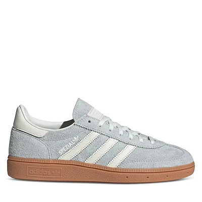 adidas Women's Handball Spezial Sneakers Wonder Silver/Off White/Gum Lilas, Suede