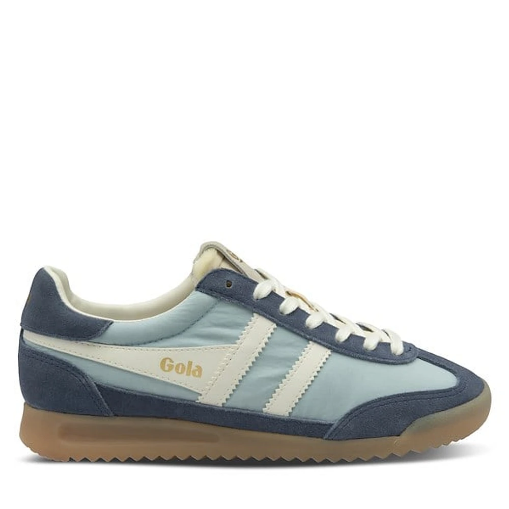 Gola Women's Firefly Sneakers Dark Blue/Light Blue/White Marine Misc, Suede