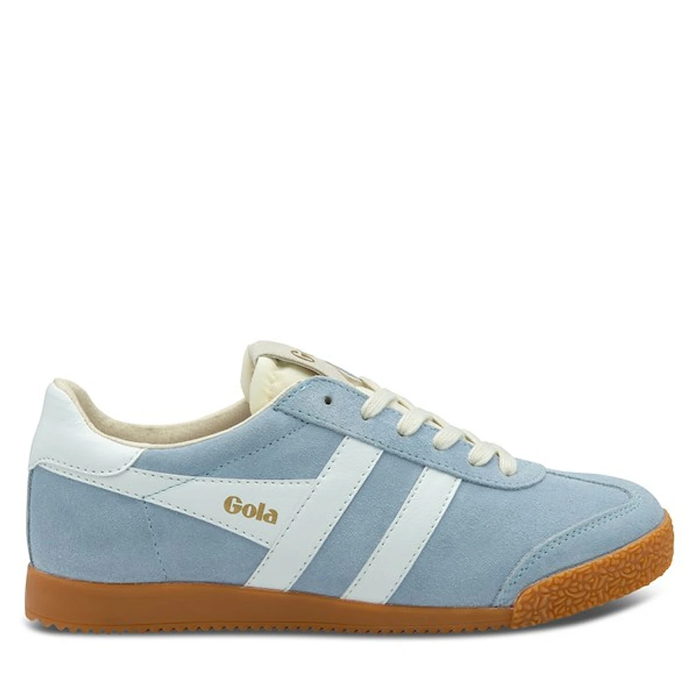 Gola Women's Elan Sneakers Light Blue/White, Suede