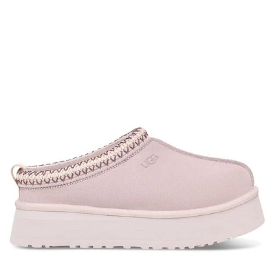 UGG Women's TAZZ Platform Slippers Bay Fog Lilas, Suede