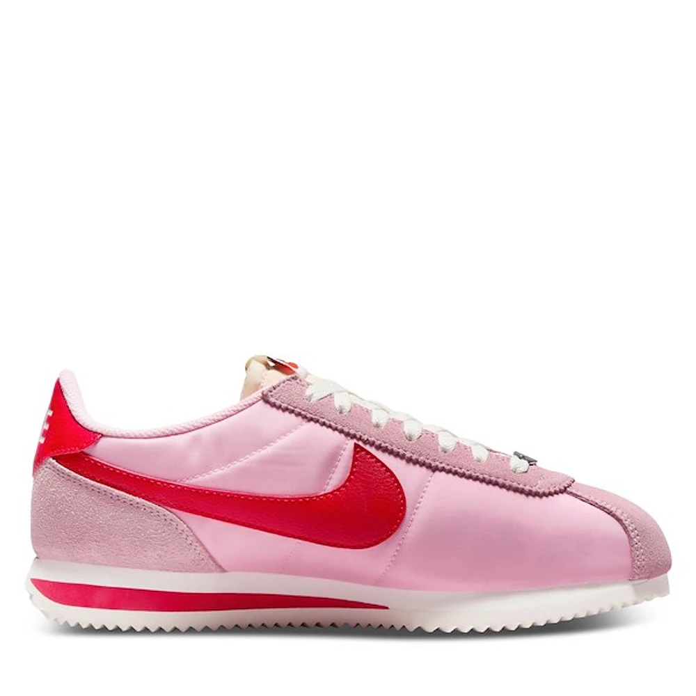 Nike Women's Cortez Sneakers Pink/Red Rose Misc, Suede