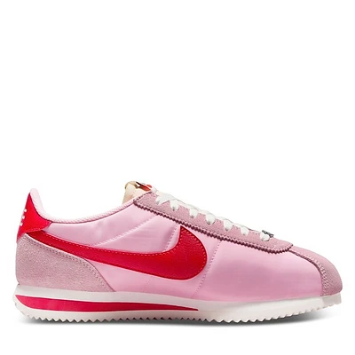 Nike Women's Cortez Sneakers Pink/Red Rose Misc, Suede