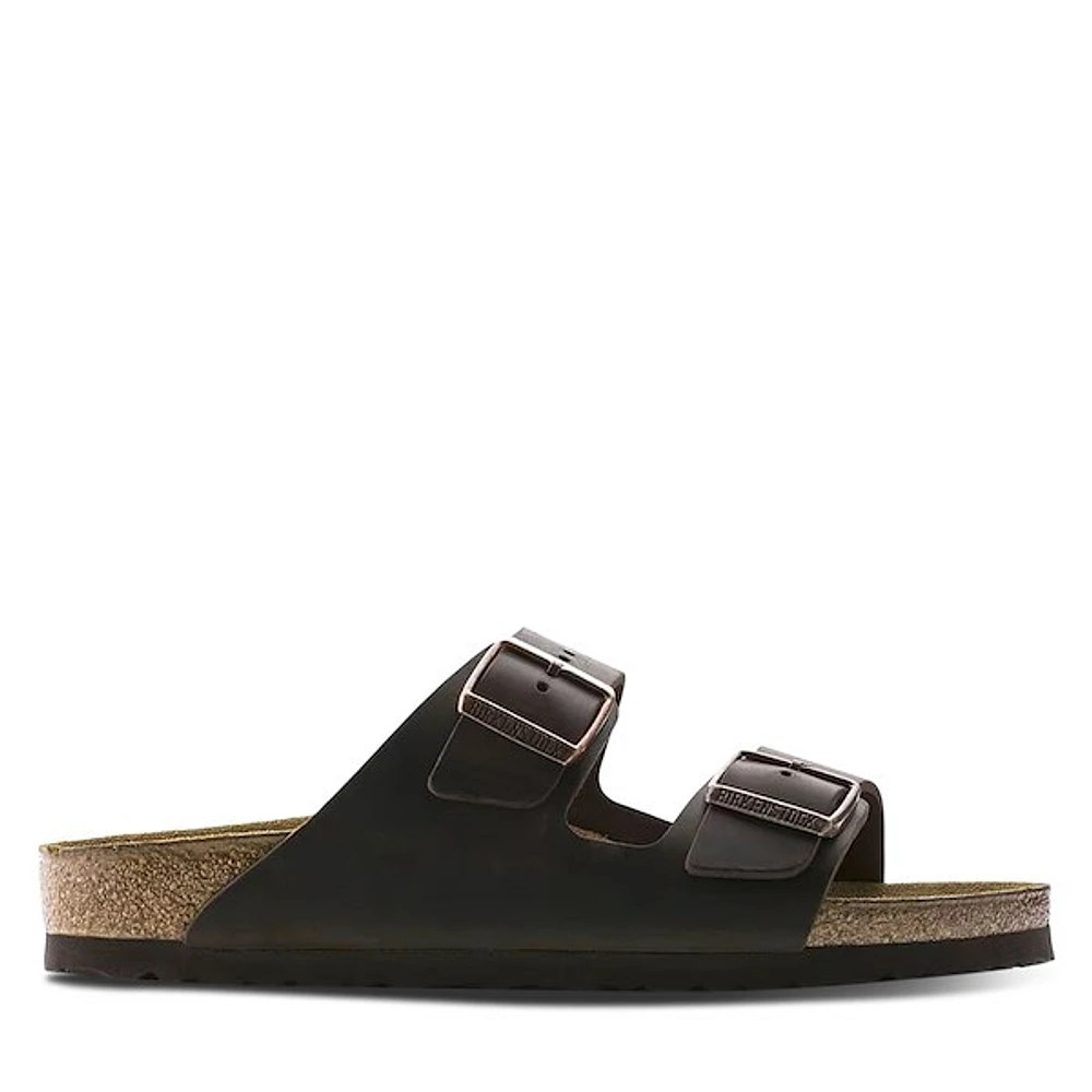 Birkenstock Men's Arizona Sandals Habana Gris, / EU Leather