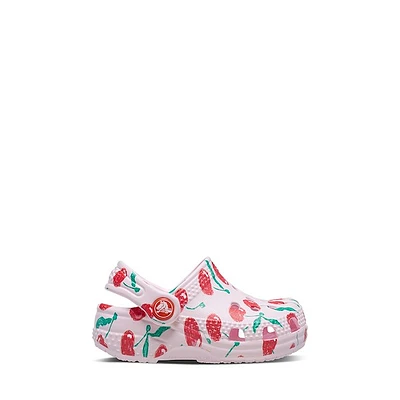Crocs Baby's Classic Cherry Clogs in Rose Misc, Size Baby 2