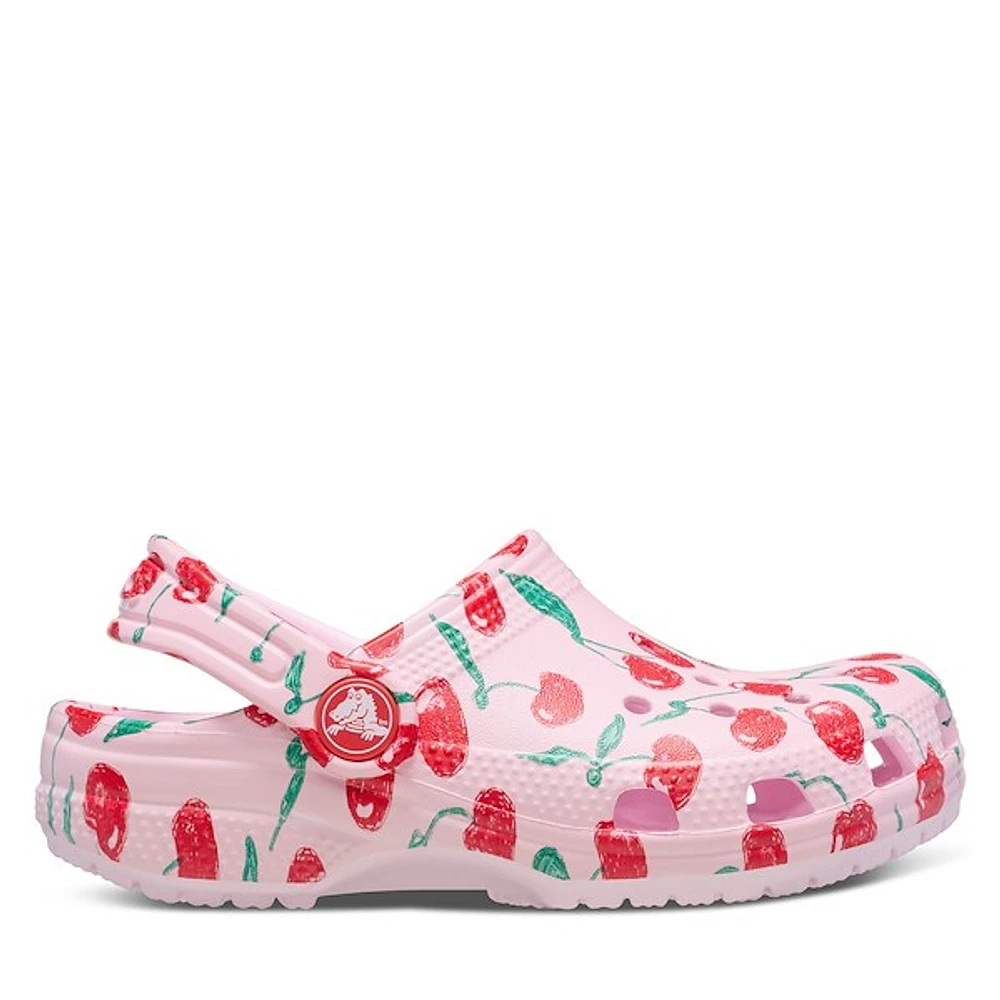 Crocs Little Kid's Classic Cherry Clogs Rose Misc, Largeittle Kid