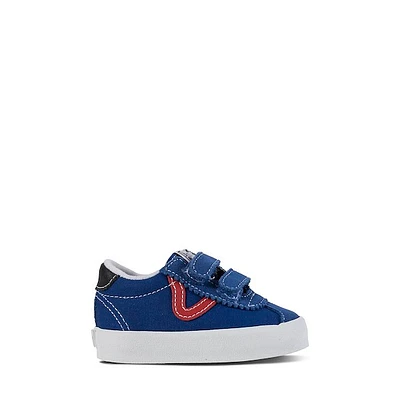 Vans Toddler's Sport Low V Sneakers Blue/White Marine, Toddler Leather