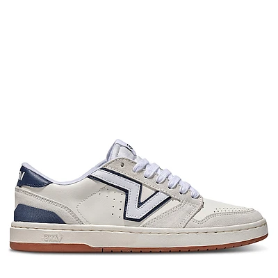 Vans Men's Lowland 2.0 Vintage Sneakers Off-White/Blue White Misc, Leather