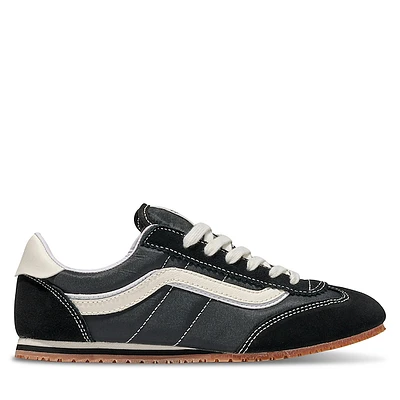 Vans Super Lowpro Sneakers Black/Off-White Black White, Womens / Mens Suede