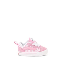 Toddler's Knu Skool Checkerboard Vans Pink/White Rose Misc, Toddler Canvas
