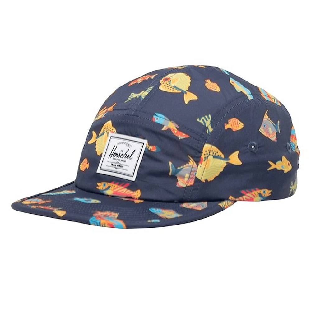 Herschel Supply Co. Kids Beach UV Something Fishy Cap in Marine Misc, Nylon