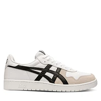 ASICS Men's Japan S Sneakers Black Beige White Misc, Leather