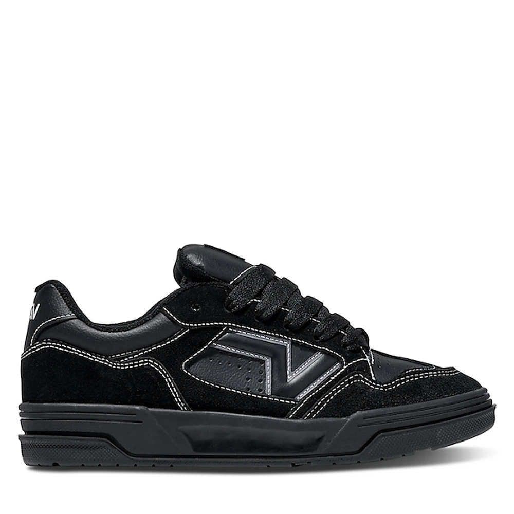 Vans Men's Upland Sneakers Black, Leather