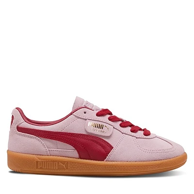 Puma Women's Palermo Sneakers Pink/Fuchsia Rose Misc, Leather