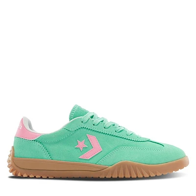 Converse Run Star Trainer Sneakers Light Aqua/Pink Green, Womens / Mens Suede