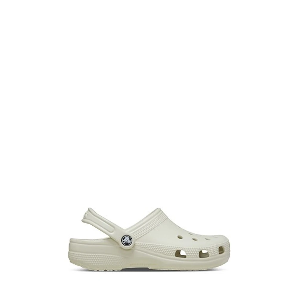 Crocs Toddler's Classic Clogs Linen White Os, Toddler