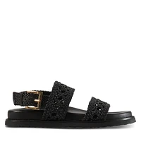 Floyd Women's Eve Sandals Black, Leather
