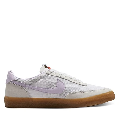 Nike Women's Killshot 2 Textile Sneakers White/Purple/Gum, Rubber