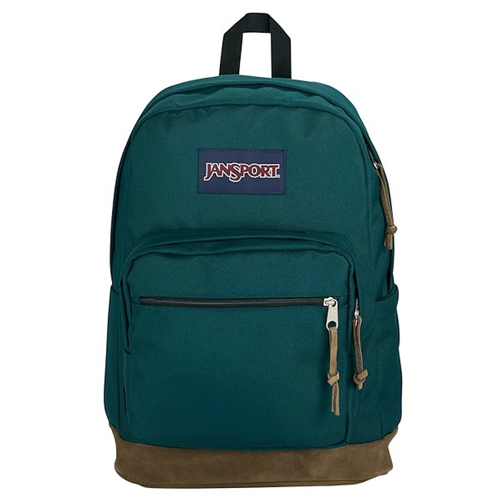 Jansport Right Pack Backpack in Sarcelle, Suede