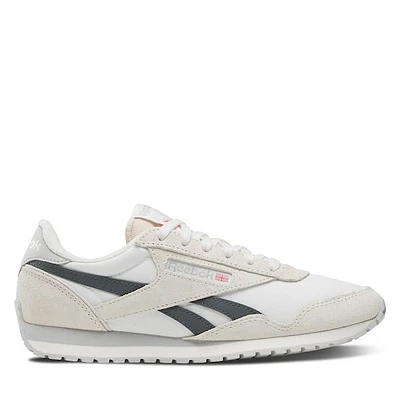 Reebok Women's Classic AZ Sneakers Chalk/Gray/Black White Black, Suede