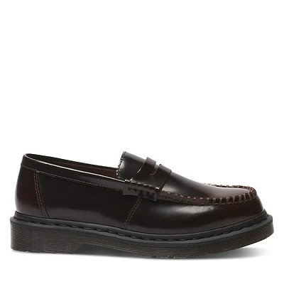 Dr. Martens Men's Penton Arcadia Leather Loafers Dark Cherry Rouge Misc,