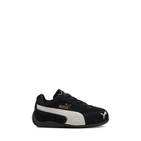 Puma Toddler's Speedcat OG Sneakers Black White, Toddler Suede