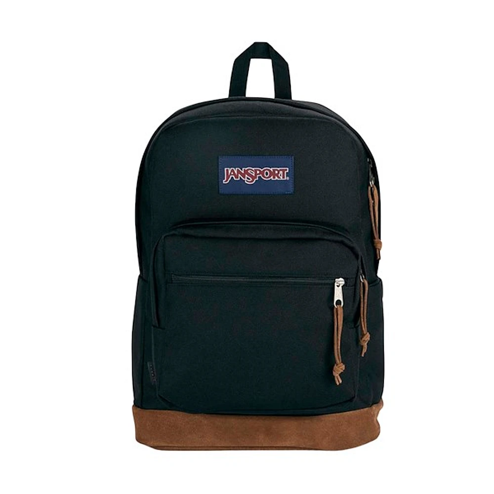 Jansport Right Pack Backpack in Black, Suede