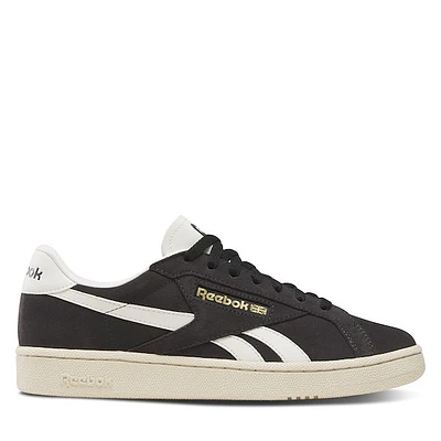 Reebok Men's Club C Ground UK Sneakers Black White, Suede