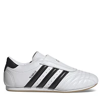 adidas Women's Taekwondo Slip-On Sneakers White Black, Leather