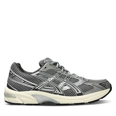 ASICS Men's GEL-1130 Sneakers Dark Gray/Cream Gris, Leather