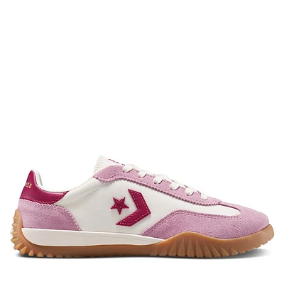 Converse Run Star Trainer Sneakers Rose/Fuchsia/White, Womens / Mens Suede