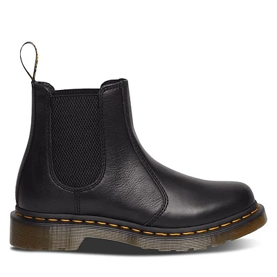 Dr. Martens Women's 2976 Virginia Leather Chelsea Boots Black,