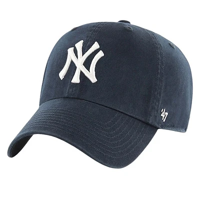 '47 Brand New York Yankees Clean Up Cap in Marine, Cotton