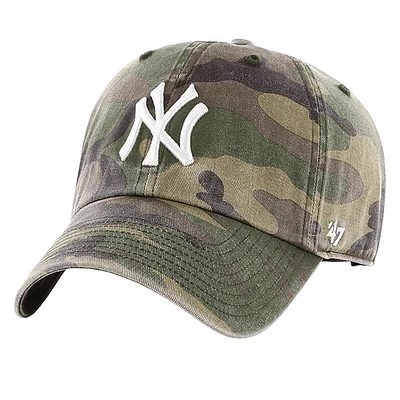 '47 Brand New York Yankees Clean Up Cap in Green Moyen, Cotton