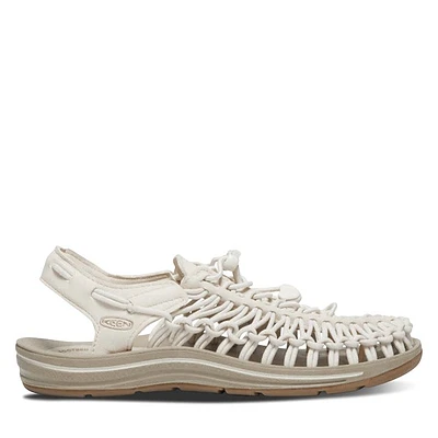 KEEN Women's Uneek Sandals White/Beige White Os, Rubber