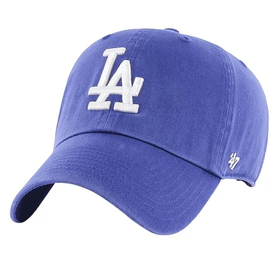 '47 Brand LA Dodgers Clean Up Cap in Blue, Cotton