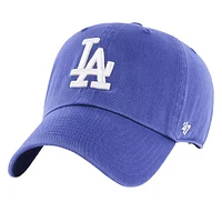 '47 Brand LA Dodgers Clean Up Cap in Blue, Cotton