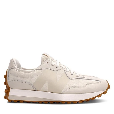 New Balance Women's 327 Sneakers Linen II Naturel, Suede