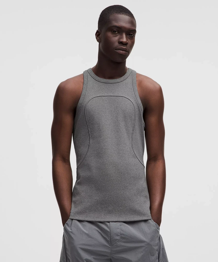 Ribbed Cotton Tight-Fit Tank Top *SLNSH Collection | Men's Sleeveless & Tops