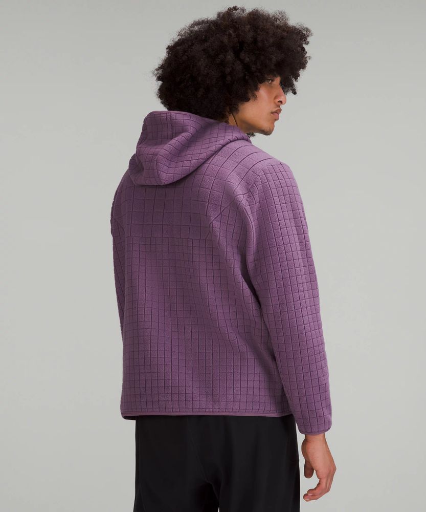  The Knitwear Lab Men's 3D Textured Hoodie Pullover