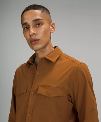 Double Pocket Long Sleeve Overshirt | Men's Shirts