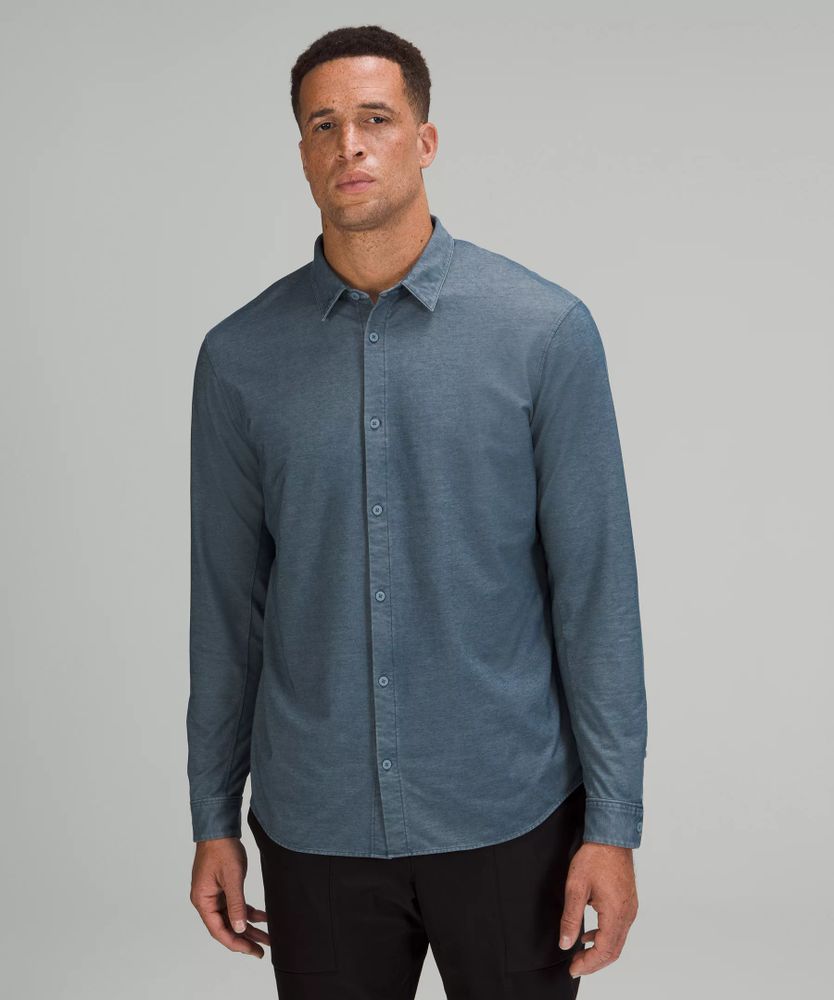 Lululemon Commission Long-Sleeve Shirt - Brown - Size L